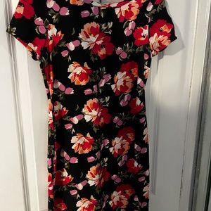 Floral dress.